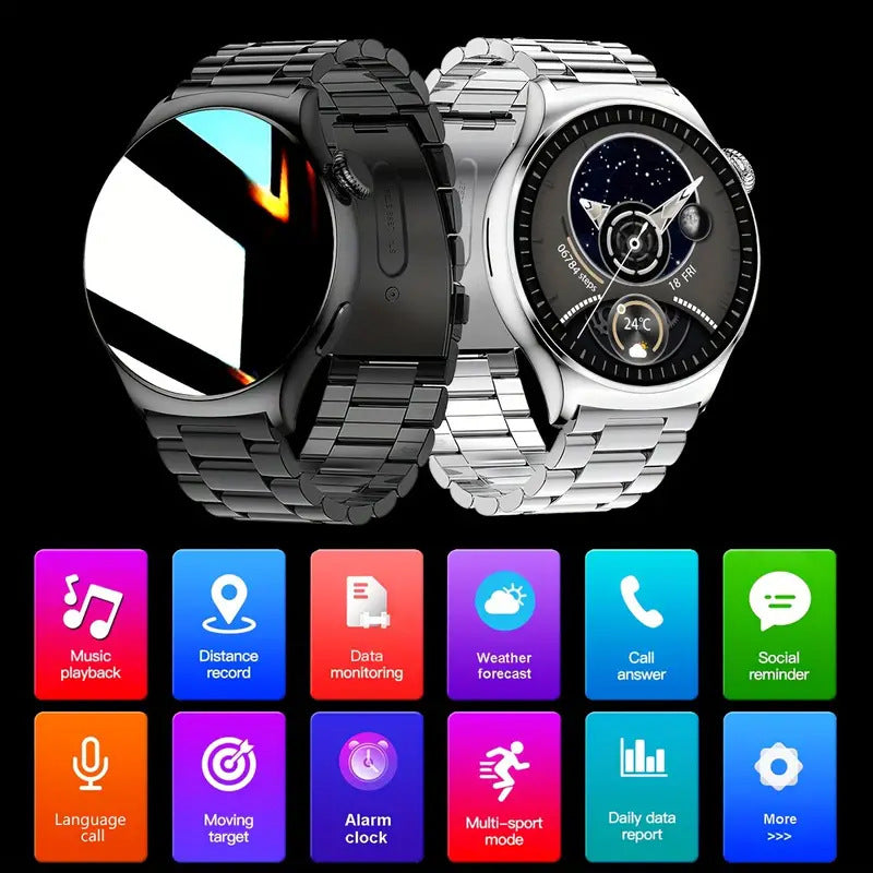 Reloj inteligente para hombre con llamada Bluetooth