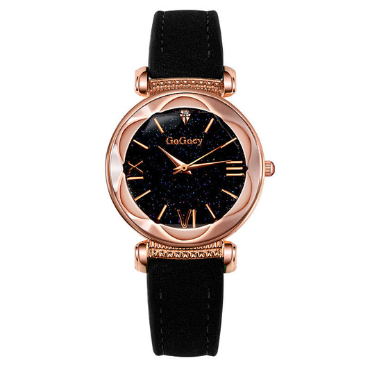 Reloj de pétalos para mujer