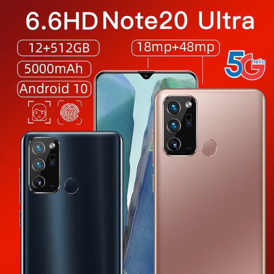 Teléfono inteligente Note20 Ultra 6.5 5G