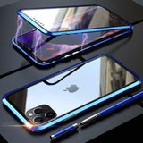 360 Magnetic Adsorption Metal Case For iPhone Double-Sided Glass Case(BUY 1 GET 1 FREE)