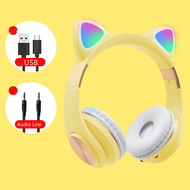 Cat Ear Wireless Sports Bluetooth Headset