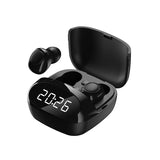 LED Clock Function Sport Bluetooth Earphone