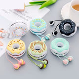 Cute Donuts Macarons Earphones