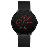 Reloj de negocios negro Reloj clásico de lujo