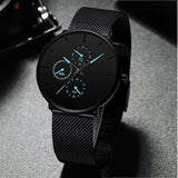 Reloj de negocios negro Reloj clásico de lujo