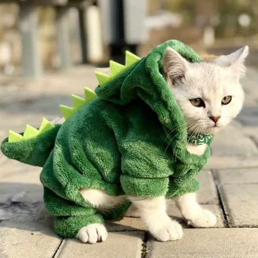 Disfraces De Dinosaurios Divertidos Ropa De Gato Para Mascotas