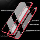 360 Magnetic Adsorption Metal Case For iPhone Double-Sided Glass Case(BUY 1 GET 1 FREE)