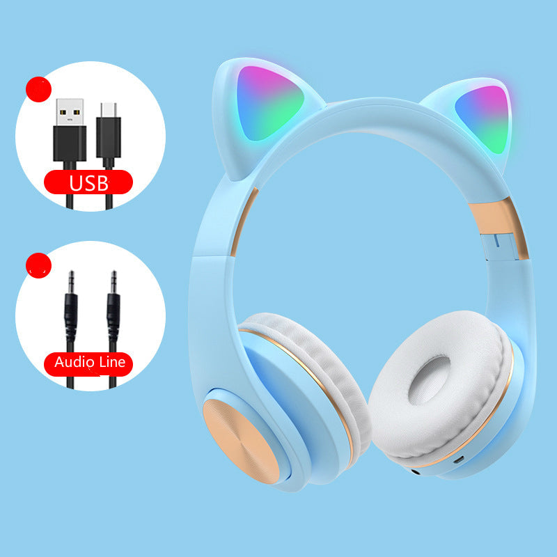 Cat Ear Wireless Sports Bluetooth Headset