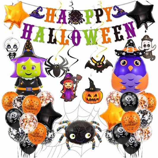 5 Style Halloween Balloon Decorations Sets